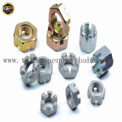 DIN935 GI Hex Slotted Nuts and Castle Nuts