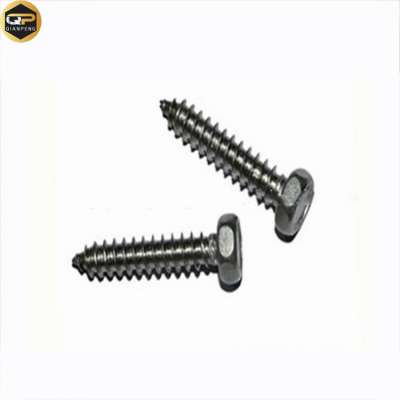 zinc plated hex washer head self tapping screws